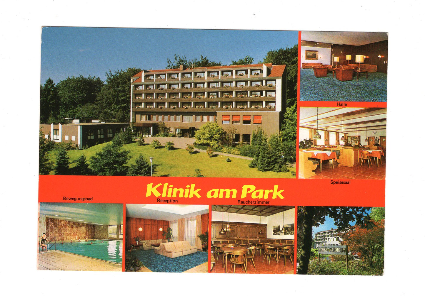 Ansichtskarte Bad Steben im Frankenwald / Klinik am Park