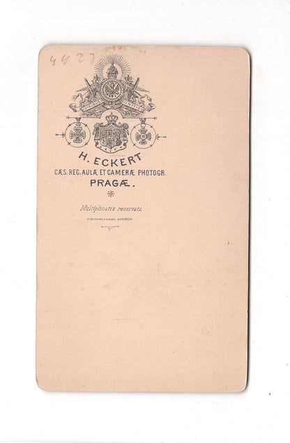 Fotografie Damenportrait - Prag 1890er / CDV C1-08