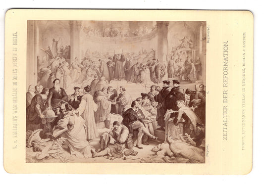 Fotografie / Kunst W. v. Kaulbach - Zeitalter der Reformation