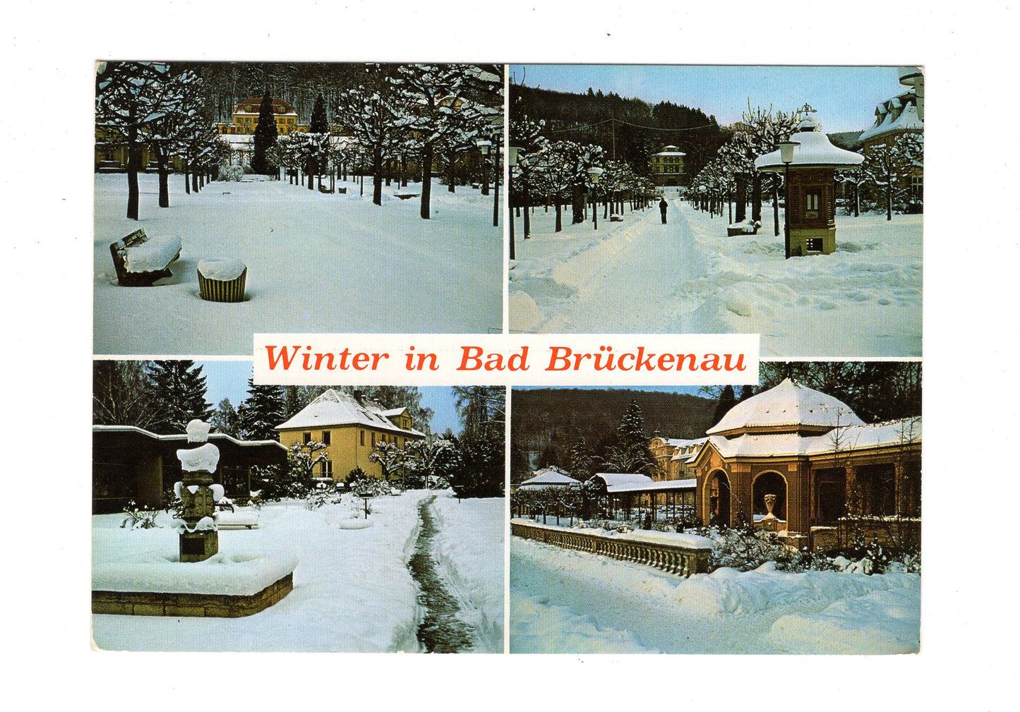 Ansichtskarte Winter in Bad Brückenau  / I1-57