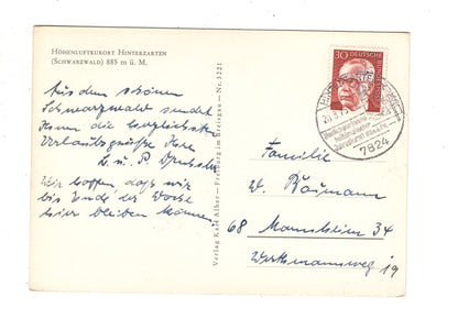 Ansichtskarte Hinterzarten / Schwarzwald / J1-70