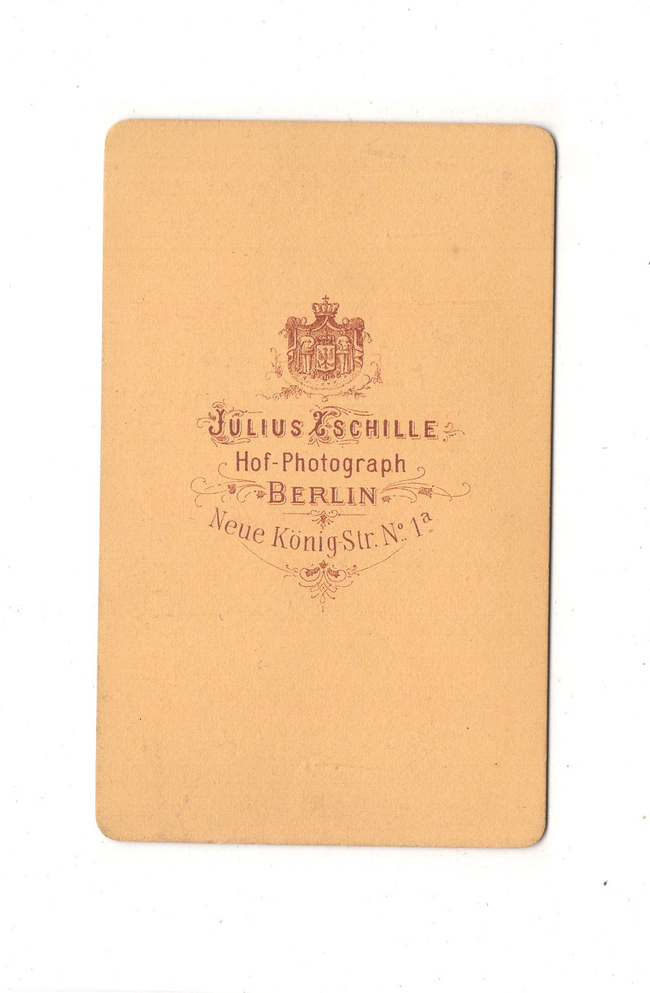 Fotografie Herrenportrait - Berlin 1870er / CDV C1-26