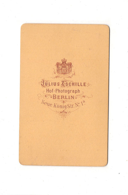 Fotografie Herrenportrait - Berlin 1870er / CDV C1-26