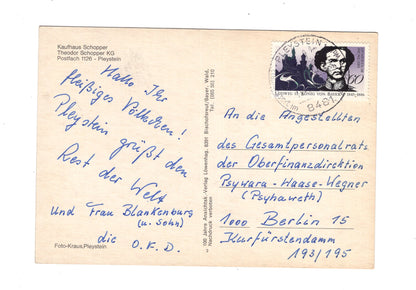 Ansichtskarte Pleystein / Oberpfalz