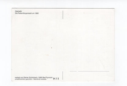 Ansichtskarte / Kunstkarte Hameln - Die Rattenfängerstadt um 1880