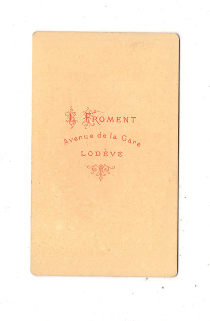 Fotografie Damenportrait - Lodeve / Frankreich 1870er