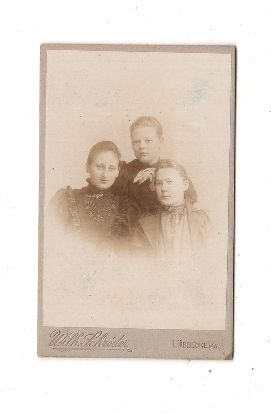 Fotografie Damenportrait - Lübbecke 1890er