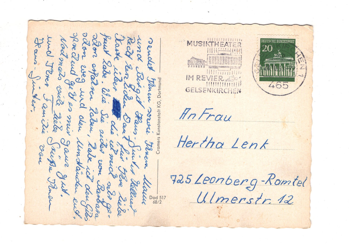 Ansichtskarte Bierstadt Dortmund / J1-54