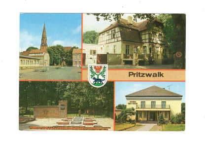 Ansichtskarte Pritzwalk / Platz der Einheit +++