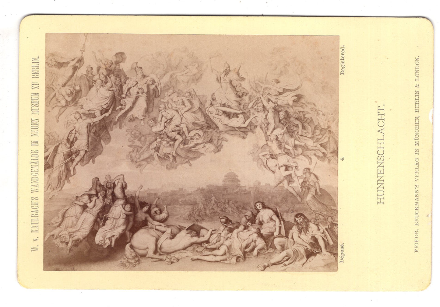 Fotografie / Kunst W. v. Kaulbach - Hunnenschlacht