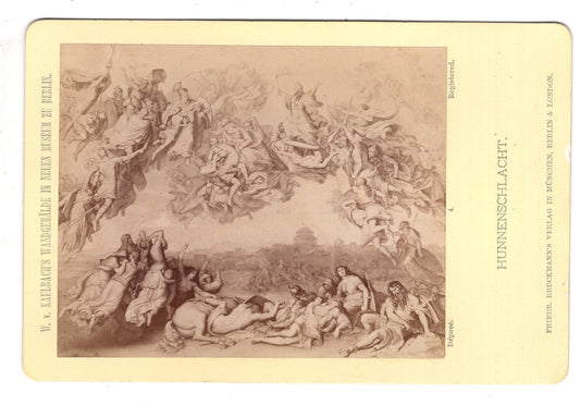 Fotografie / Kunst W. v. Kaulbach - Hunnenschlacht