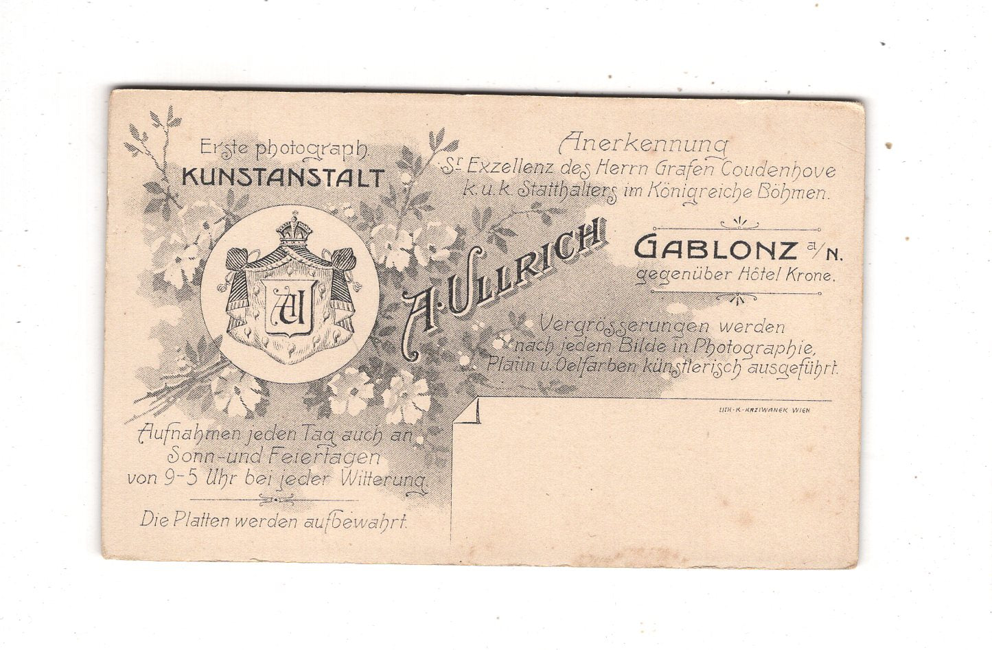 Fotografie Niedliches kleines Kind - Gablonz an der Neiße 1900er