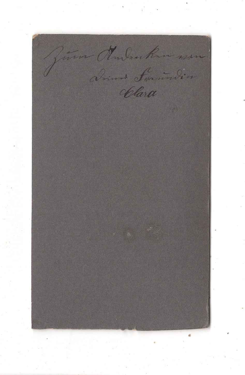 Fotografie Feine Dame mit Widmung - unbekannter Ort 1900er