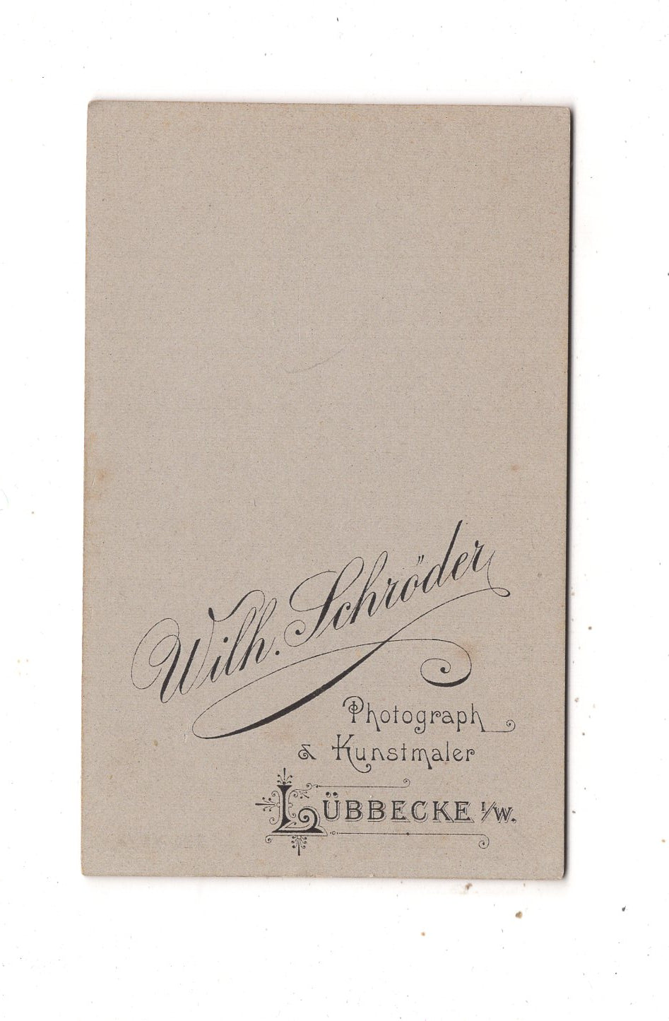 Fotografie Damenportrait - Lübbecke 1890er