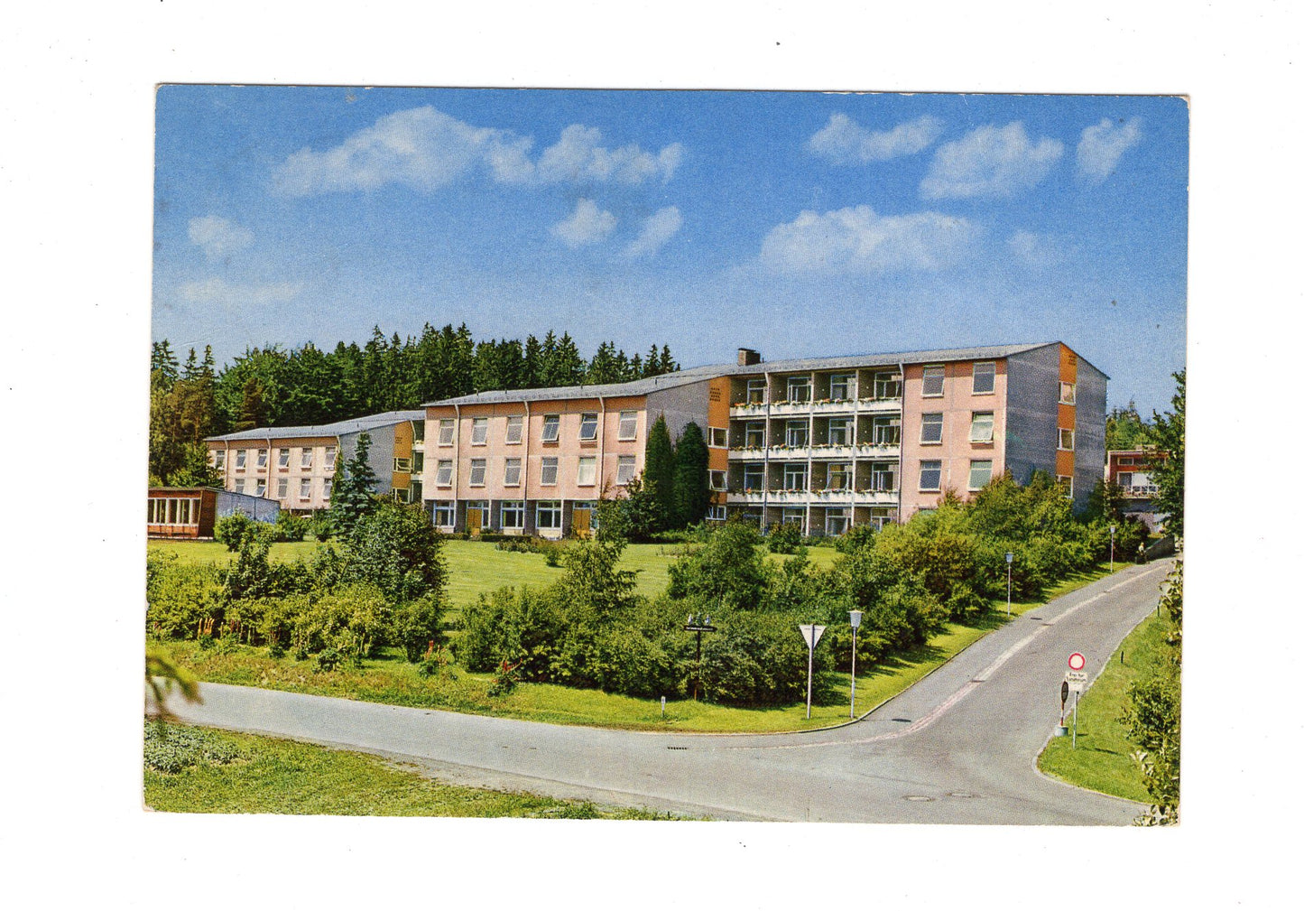 Ansichtskarte Bad Steben im Frankenwald / LVA Sanatorium Frankenwarte