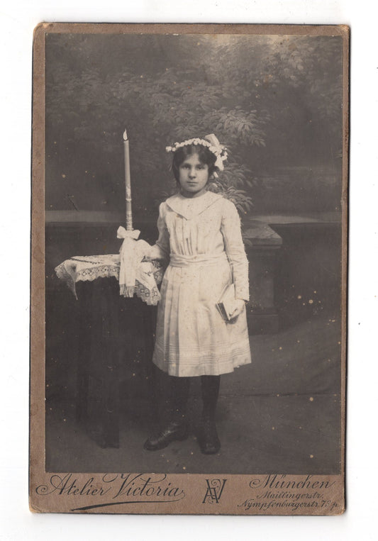 Fotografie Feines junges Mädchen - München 1910er / CAB U-28