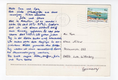 Ansichtskarte Pula bei Nacht / Kroatien