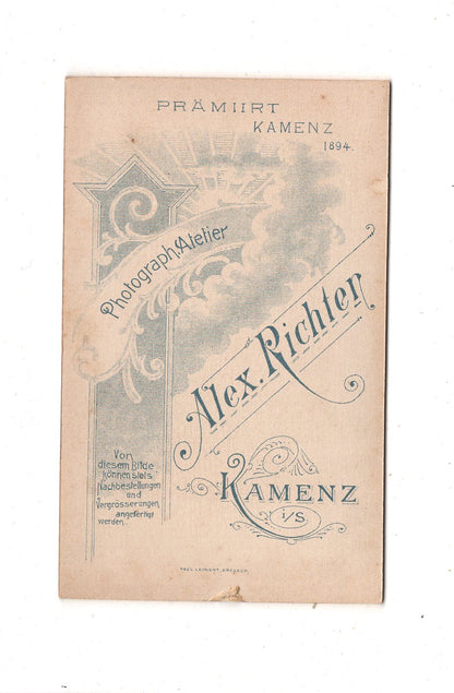 Fotografie Feine Dame - Kamenz 1890er / CDV L1-29