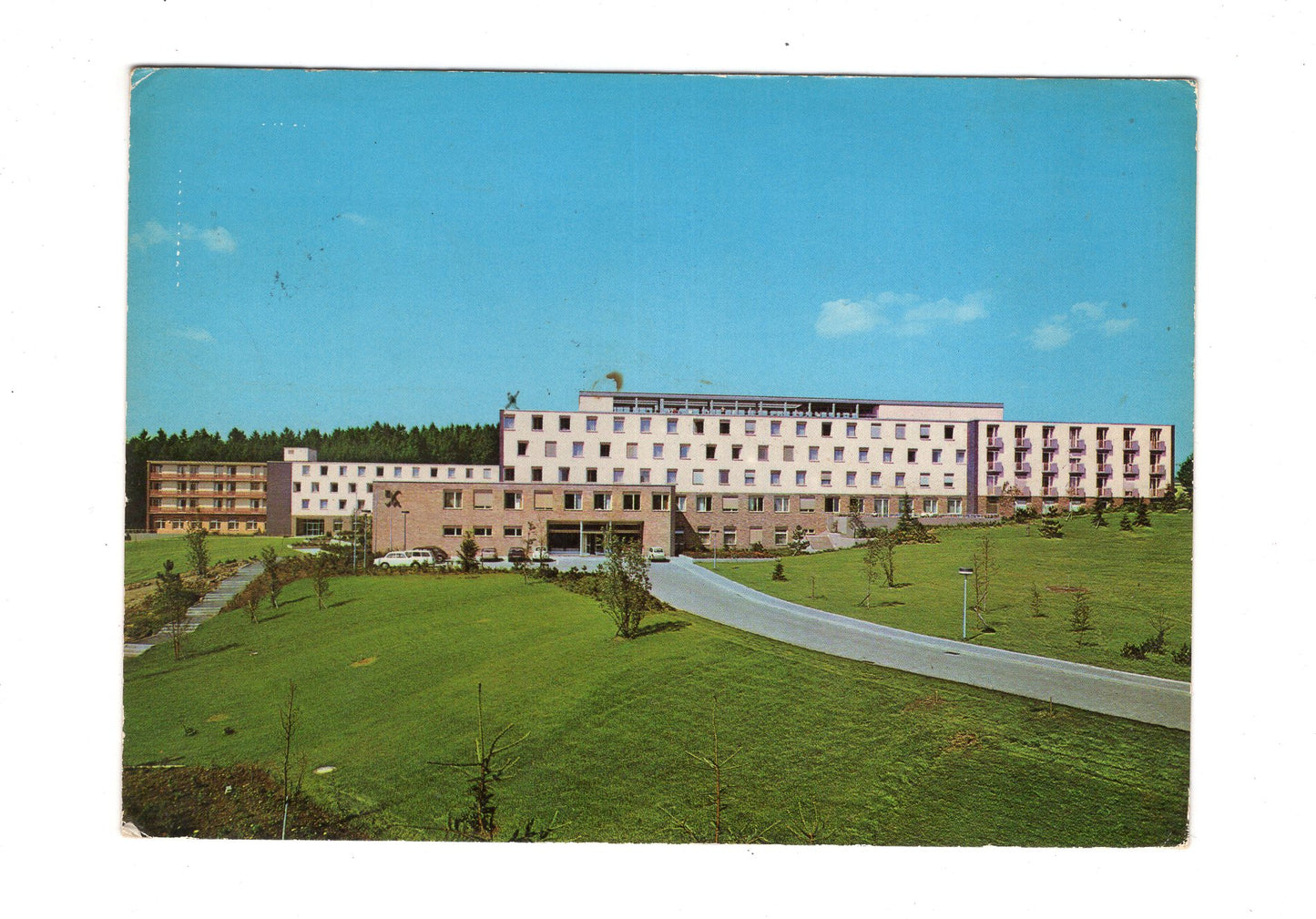 Ansichtskarte Bad Steben im Frankenwald / Sanatorium Franken