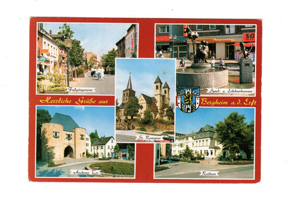 Ansichtskarte Bergheim an der Erft / Rathaus / Aachener Tor +++