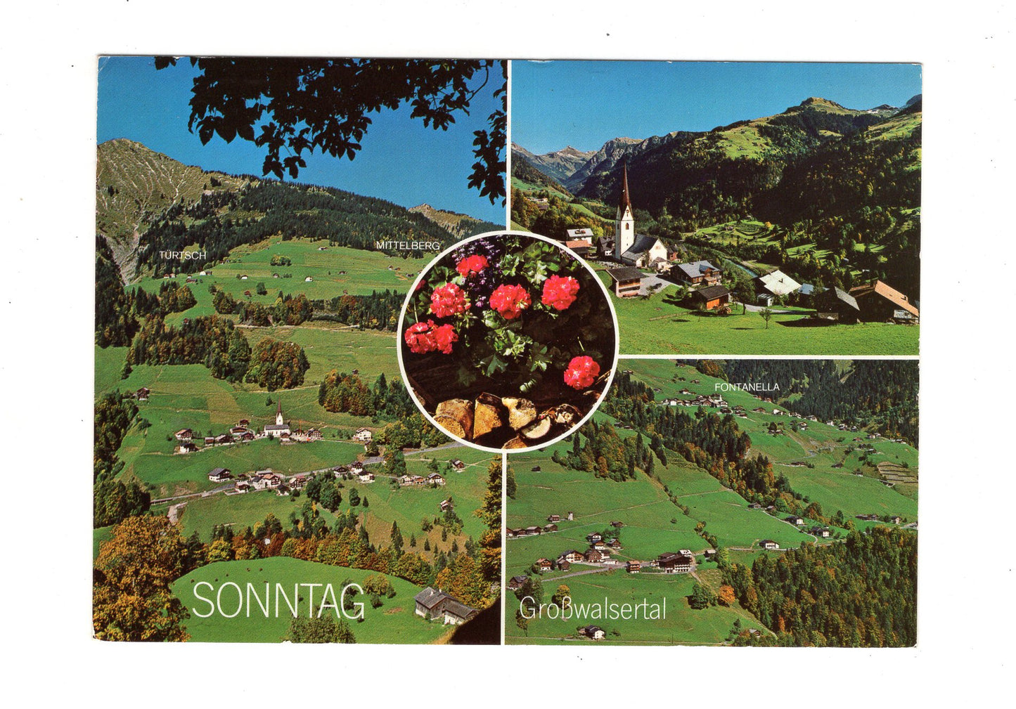 Ansichtskarte Sonntag im Großwalsertal / Vorarlberg / Österreich