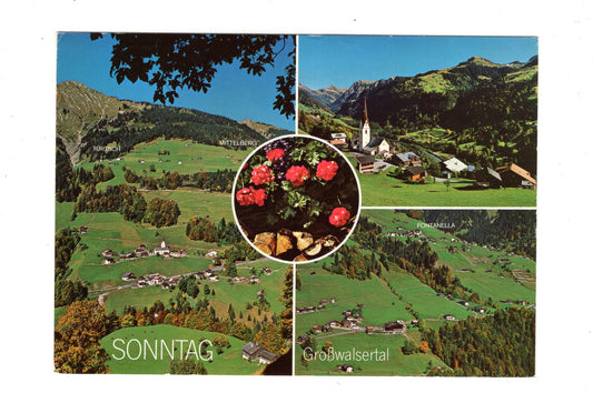Ansichtskarte Sonntag im Großwalsertal / Vorarlberg / Österreich