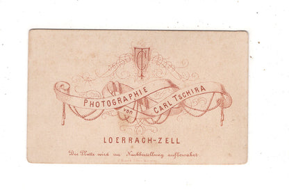 Fotografie Feine Dame - Loerrach-Zell 1870er