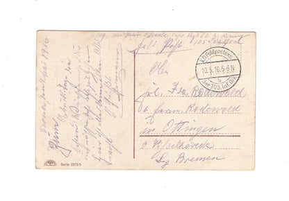 Ansichtskarte / Feldpost / Patriotische Karte - 1916