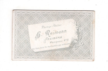 Fotografie Feine Dame - Freiberg 1890er / CDV L1-29