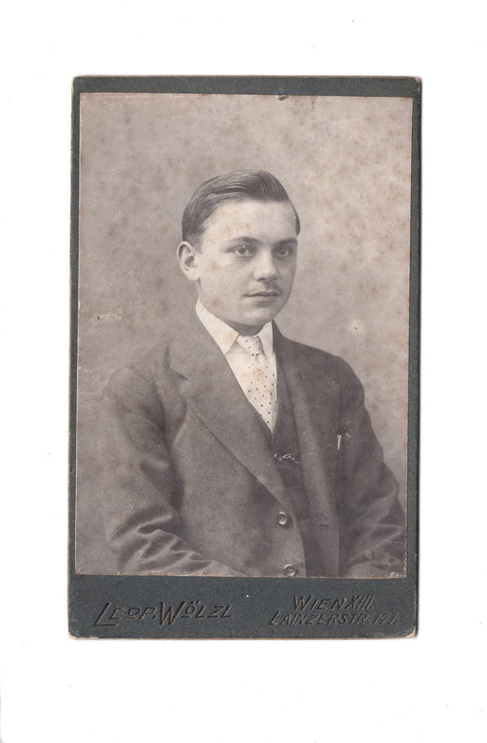Fotografie Herrenportrait - Wien 1900er