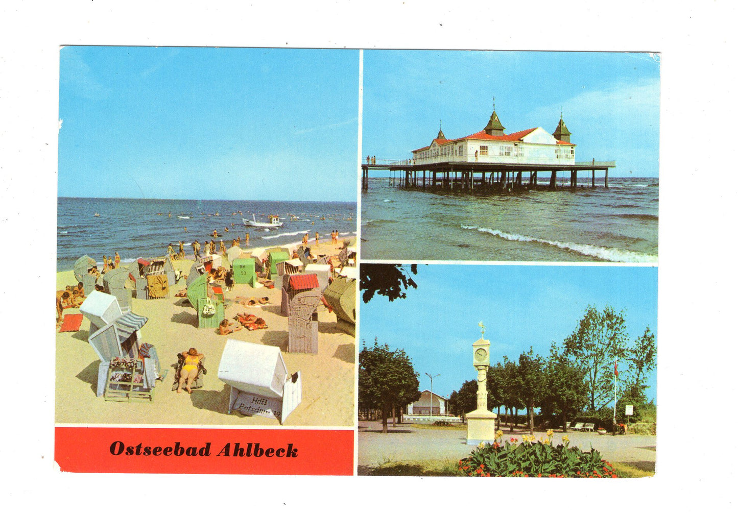 Ansichtskarte Ostseebad Ahlbeck / Seebrücke +++ / L1-70