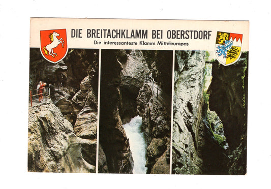Ansichtskarte Die Breitachklamm bei Oberstdorf