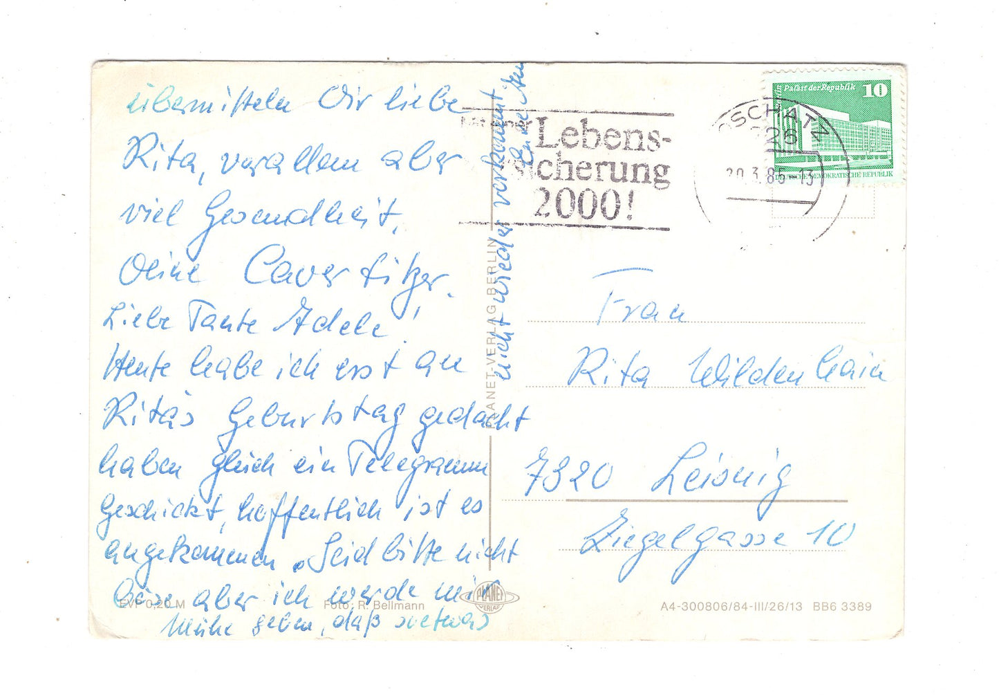 Ansichtskarte Glückwünsche / Glückwunsch zum Geburtstag / L1-61