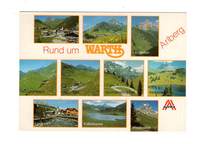 Ansichtskarte Rund um Warth / Vorarlberg / Österreich