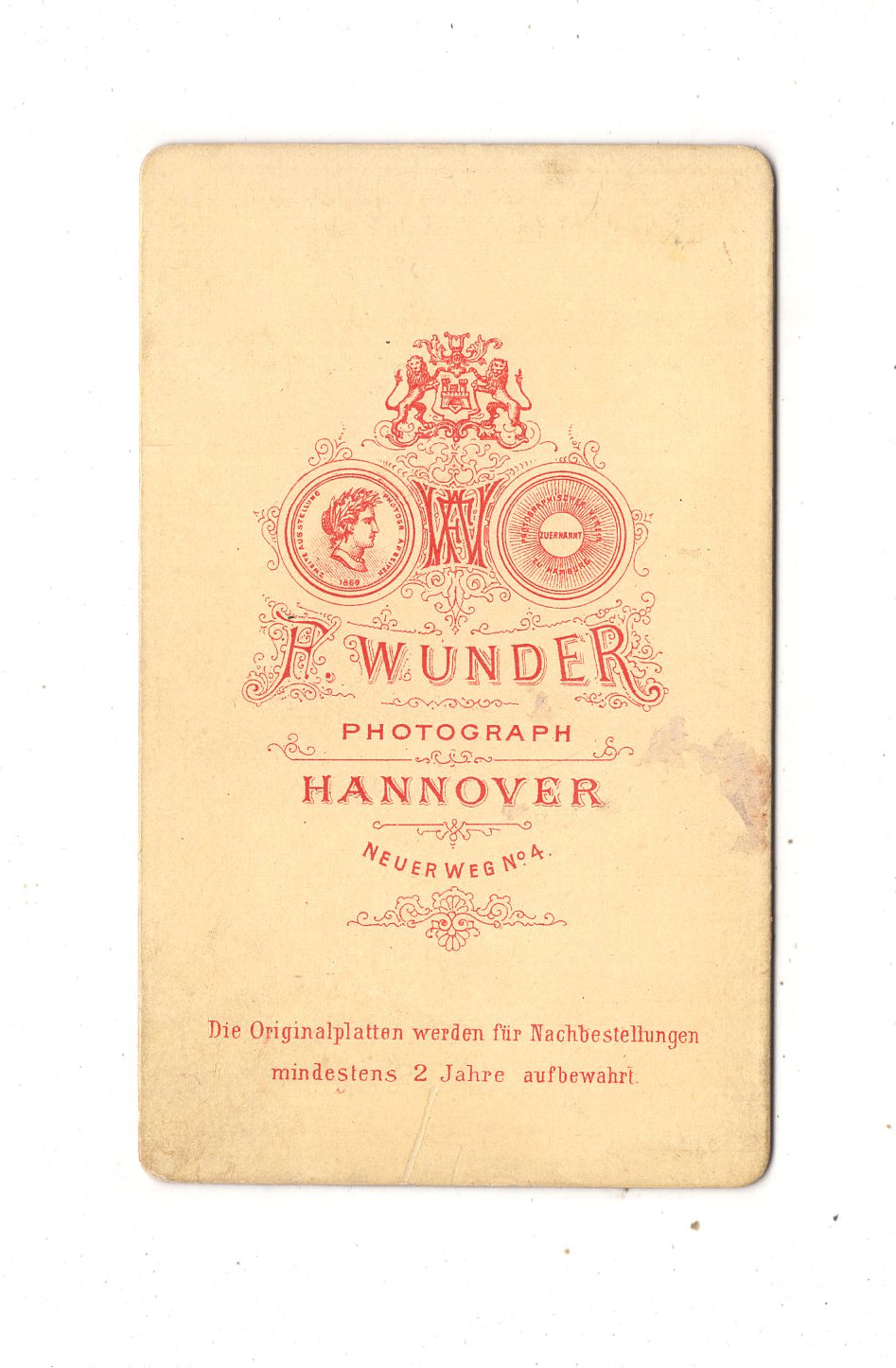 Fotografie Niedliches kleines Kind - Hannover 1870er
