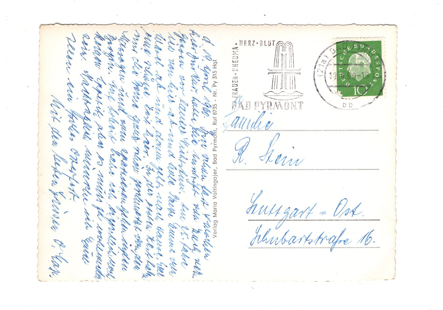 Ansichtskarte Grüße aus Bad Pyrmont  / I1-58