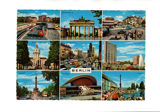 Ansichtskarte Berlin / Stadtautobahn / Brandenburger Tor +++