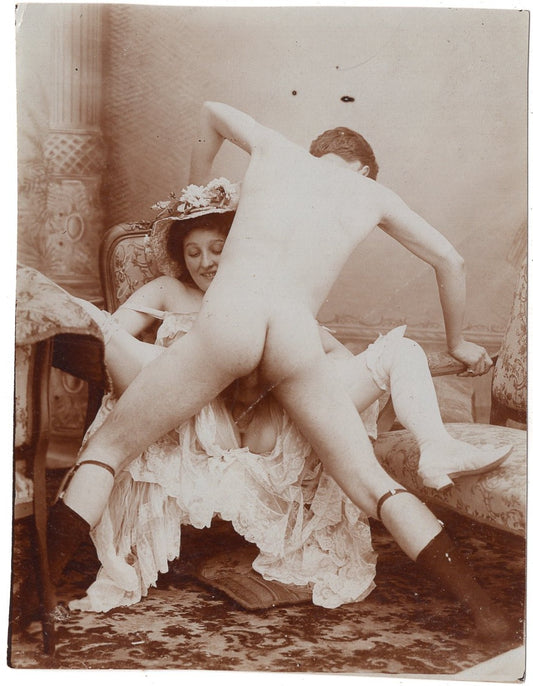 Fotografie Historisches Aktfoto / Erotik / Sex / I1-56