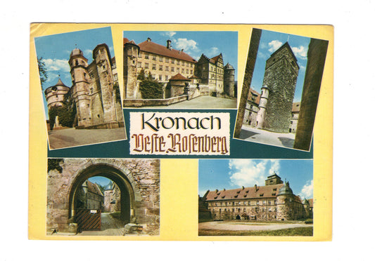 Ansichtskarte Kronach / Veste Rosenberg / H1-59