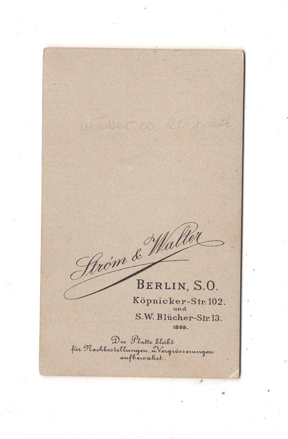 Fotografie Damenportrait - Berlin 1898