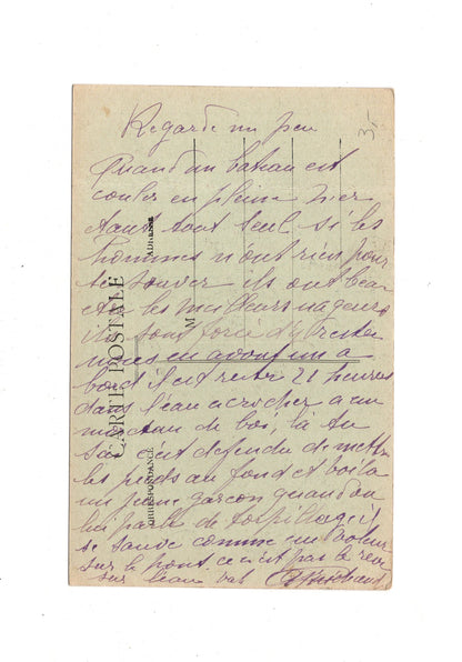 Ansichtskarte Französisches Torpedoboot im Weltkrieg 1914-1917