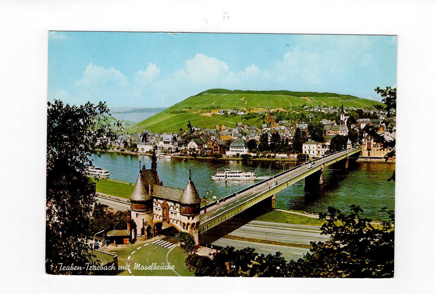 Ansichtskarte Traben-Trarbach mit Moselbrücke