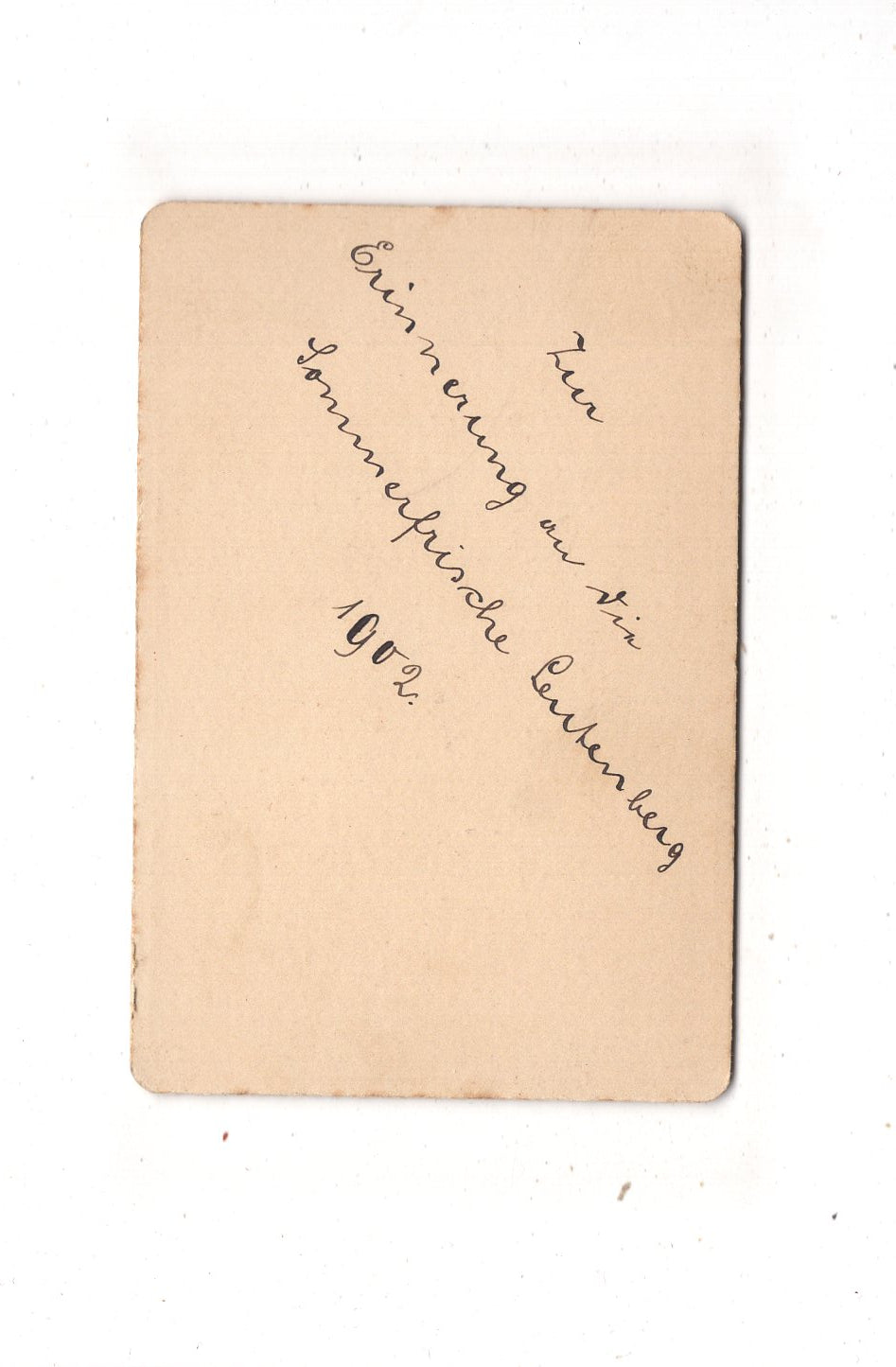 Fotografie Niedliche kleine Kinder - Sommerfrische Leutenberg 1902 / CDV M1-11