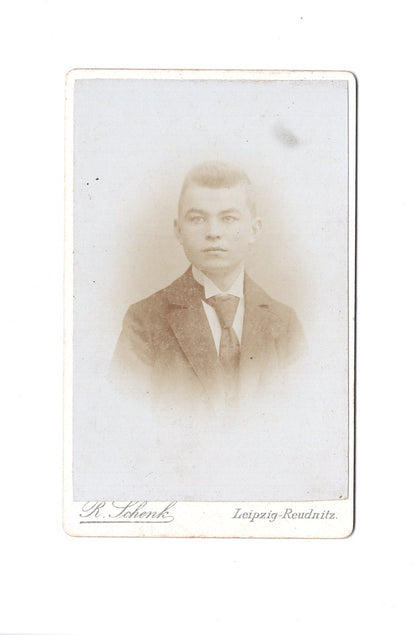 Fotografie Herrenportrait - Leipzig-Reudnitz 1890er