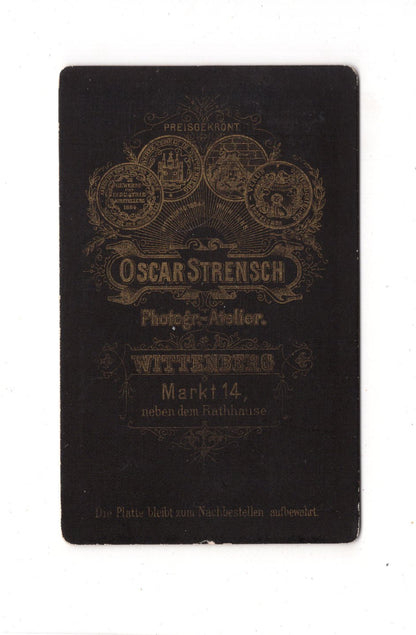 Fotografie Herrenportrait - Wittenberg 1880er / CDV C1-26