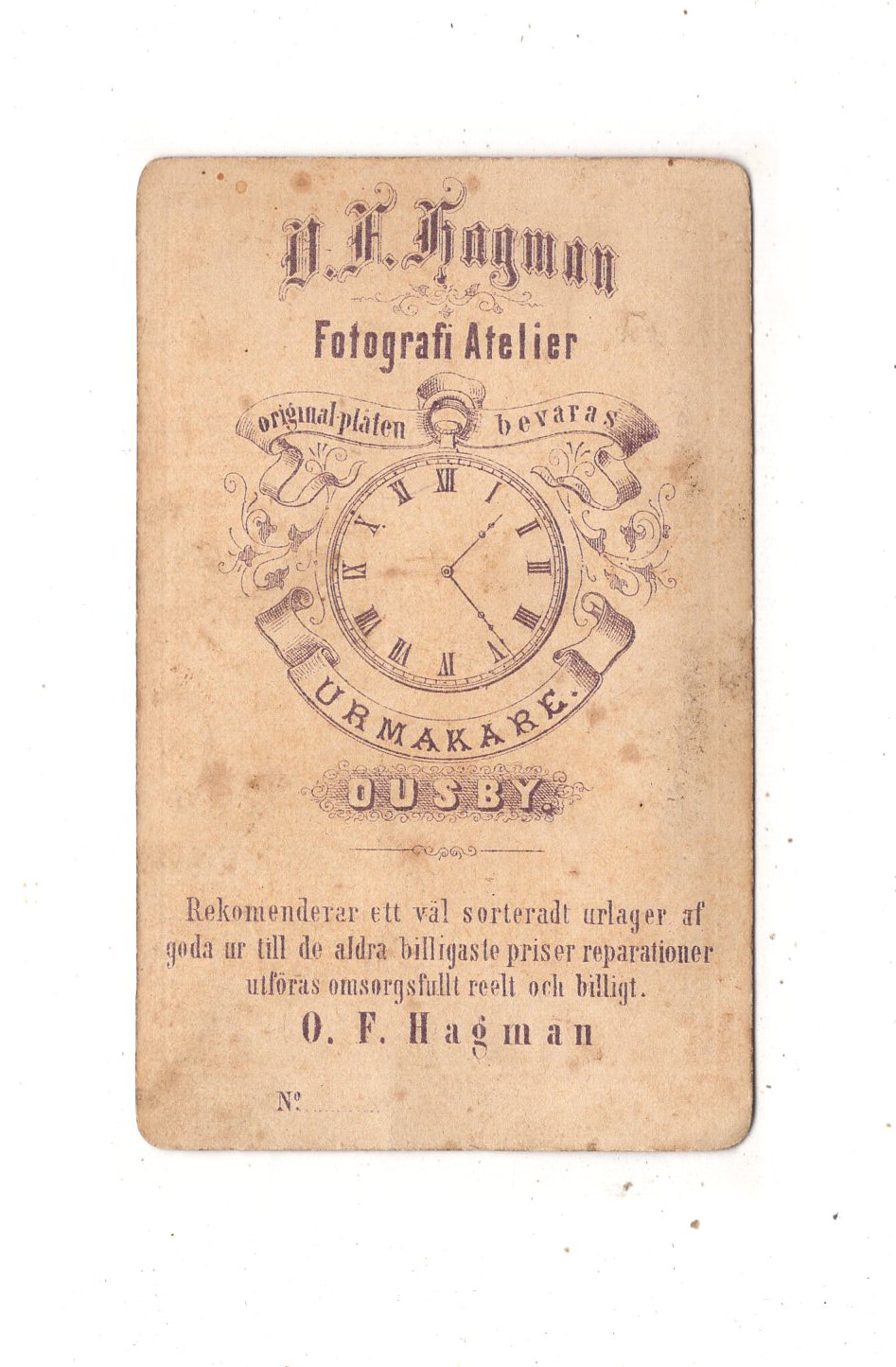 Fotografie Feine Damen - Osby um 1870