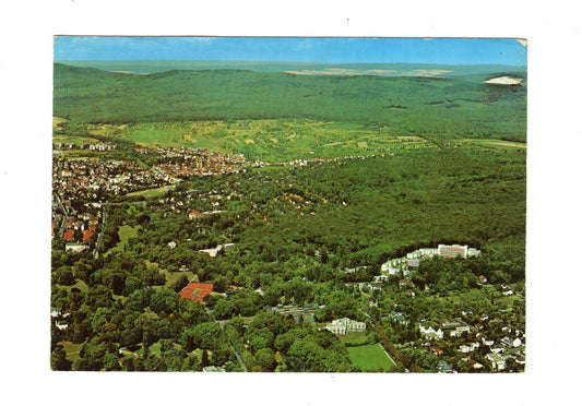 Ansichtskarte Bad Homburg vor der Höhe / Teilansicht mit Kurpark