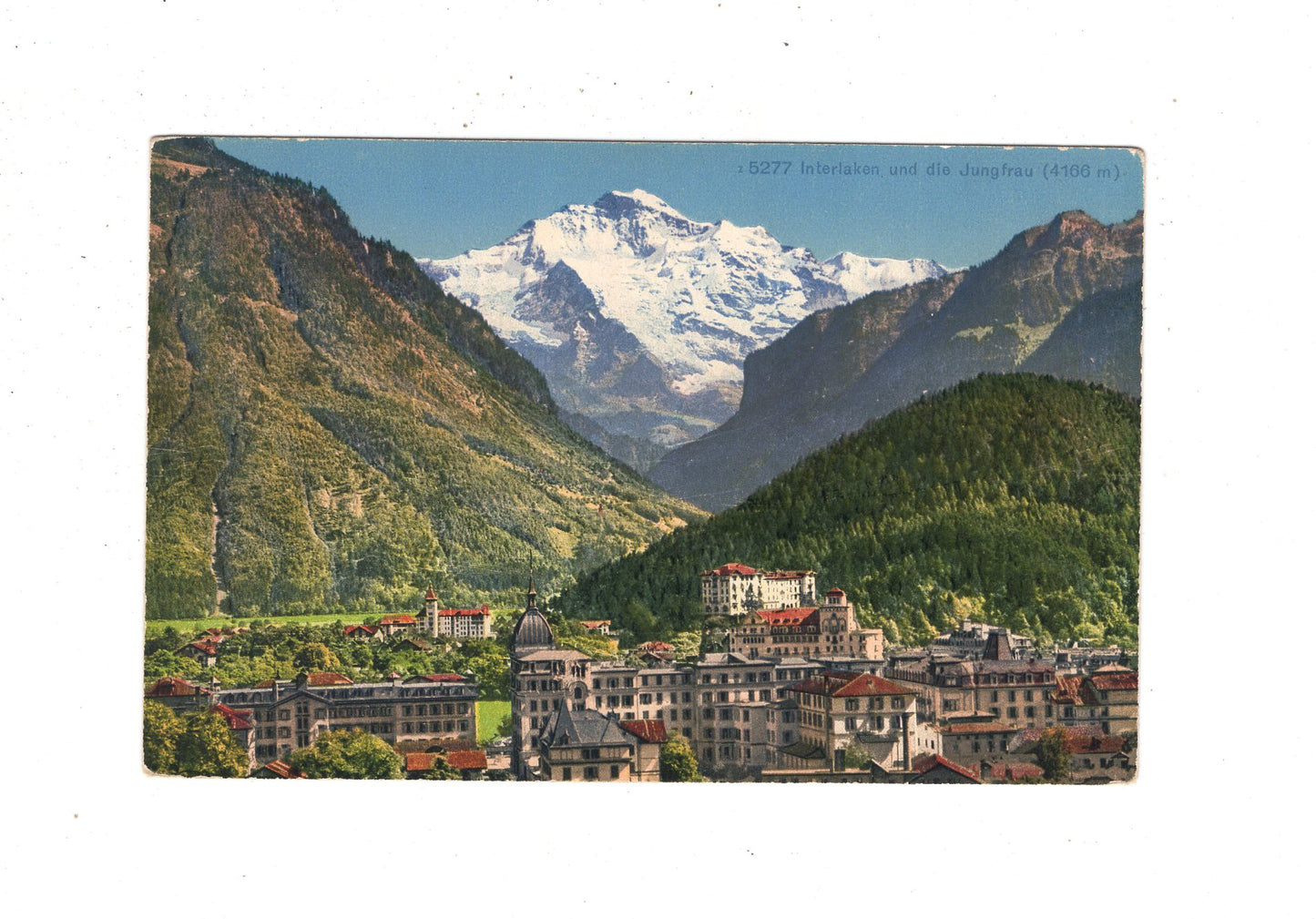 Ansichtskarte Interlaken und die Jungfrau / Schweiz