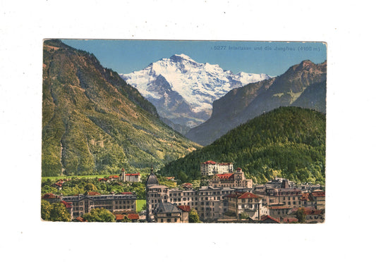 Ansichtskarte Interlaken und die Jungfrau / Schweiz