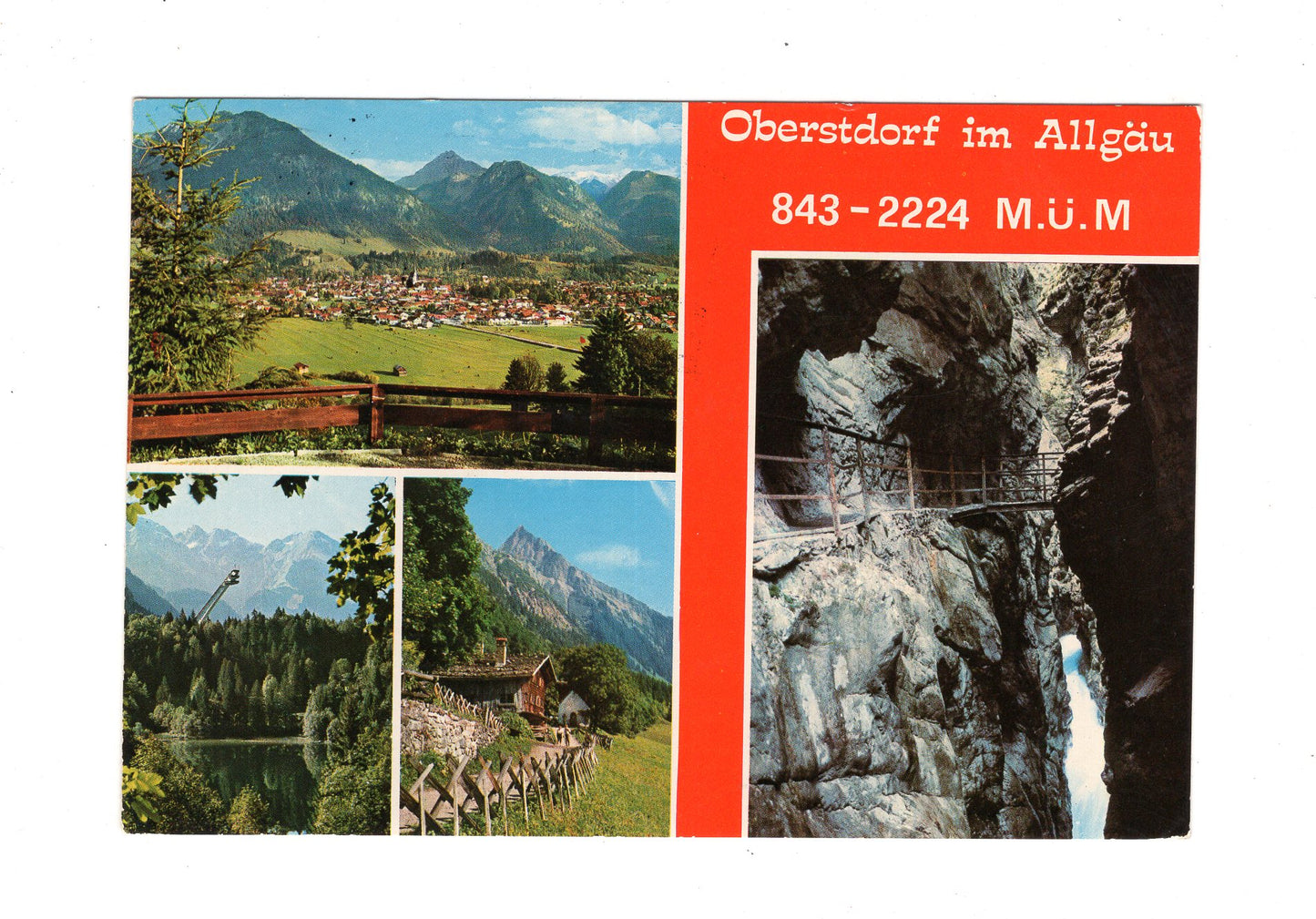 Ansichtskarte Oberstdorf im Allgäu